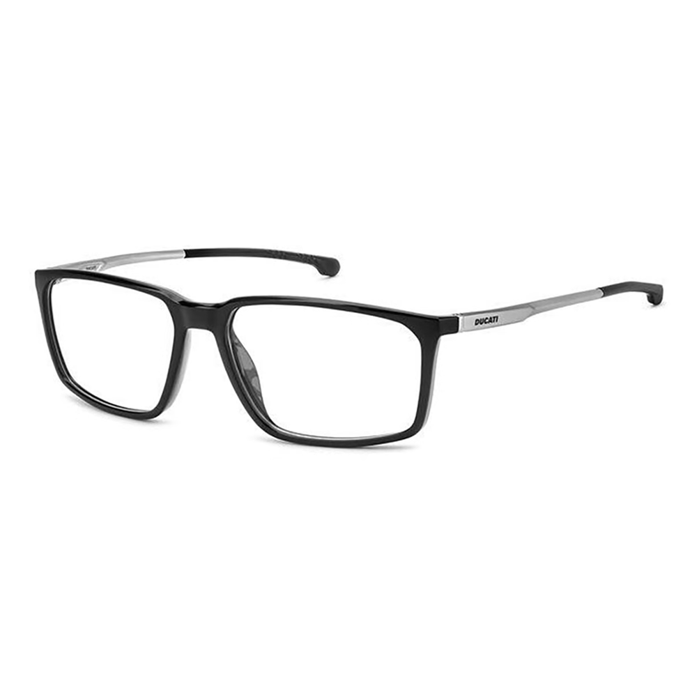 Armação de Óculos de Grau Carrera 041 Masculino Retangular Acetato Preto