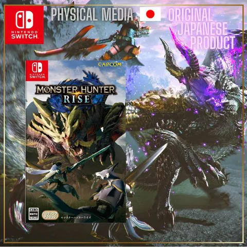 Jogo Monster Hunter Rise Nintendo Switch Edição Japonesa
