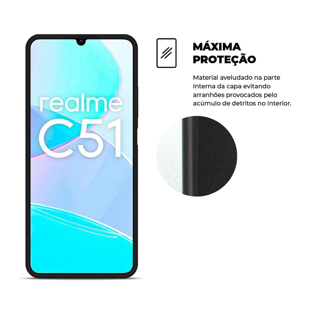 Foto 2 de Capa para Realme C51 - Silicon Veloz - Gshield