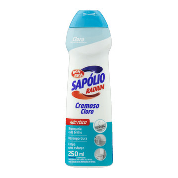 Bombril Sapólio cremoso com cloro Sapólio Radium 250ml