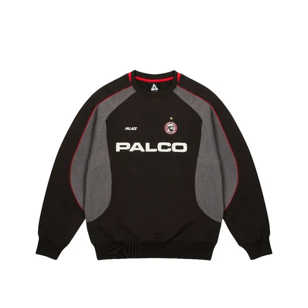 Moletom Palace Pro Team Palco Crew Black — G, Novo