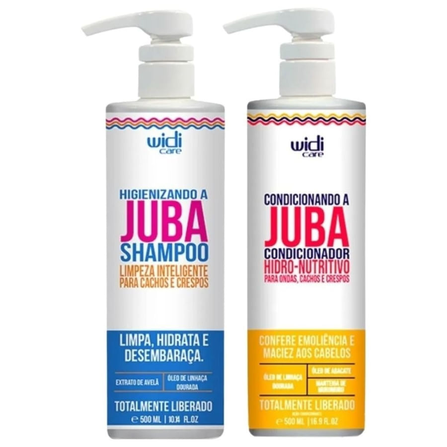 Kit Widi Care Juba Cachos Shampoo E Condicionador Hidro Nutritivo 2x 500ml