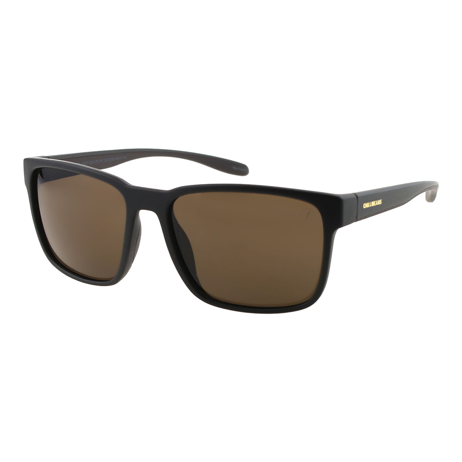 Óculos de Sol Masculino Chilli Beans Quadrado Marrom Oc.cl.5831.0202
