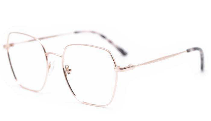Armação de Óculos de Grau Ono ON6009 Unissex Oval Metal Dourado 56