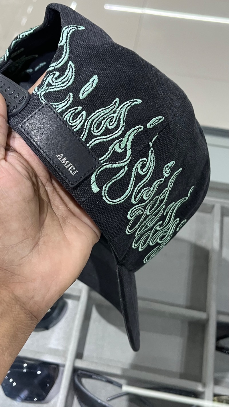 Foto 5 de Boné Amiri Logo Fire Black — Único, Novo