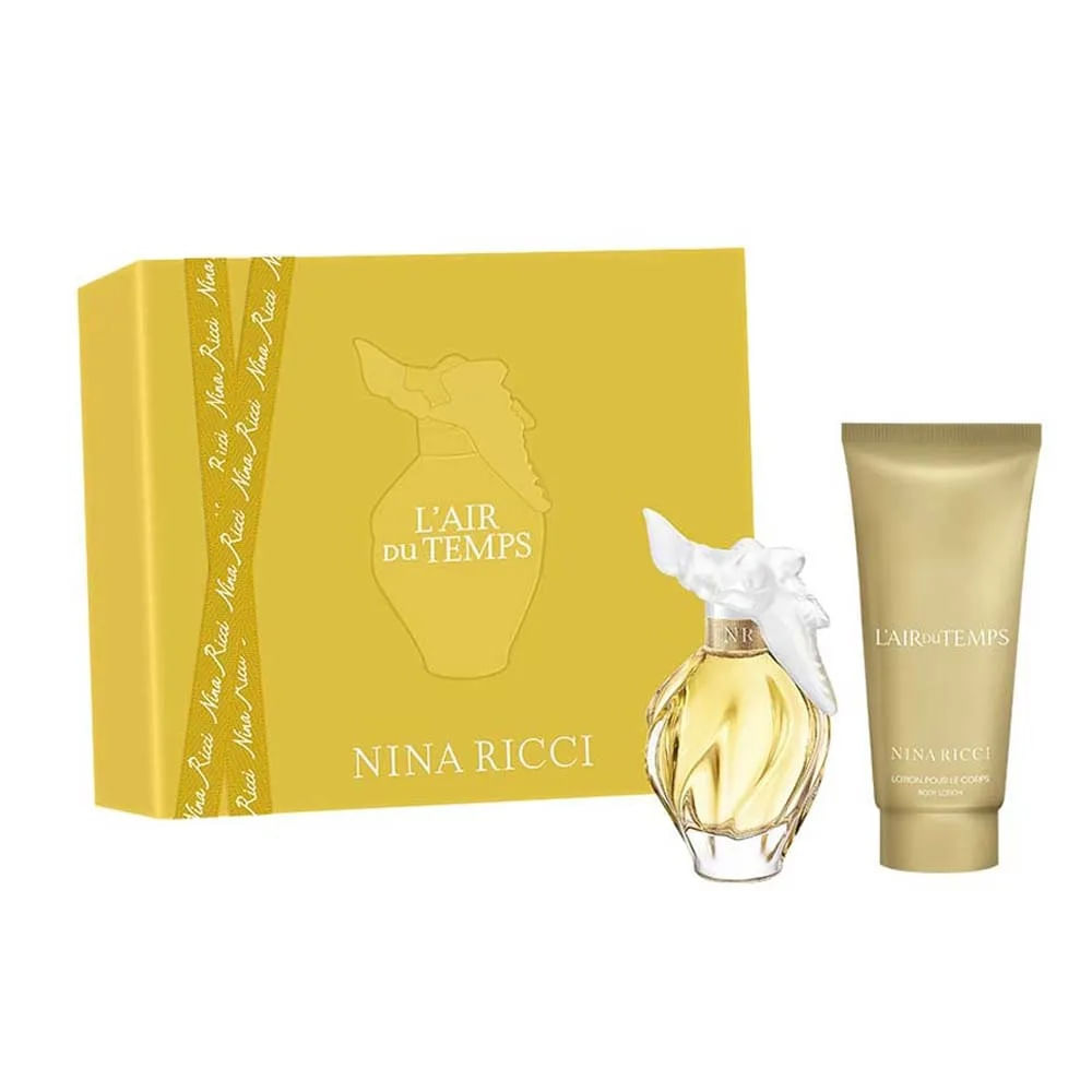 Kit Nina Ricci L'Air Du Temps Eau De Toilette 80ml + Body Lotion 75ml