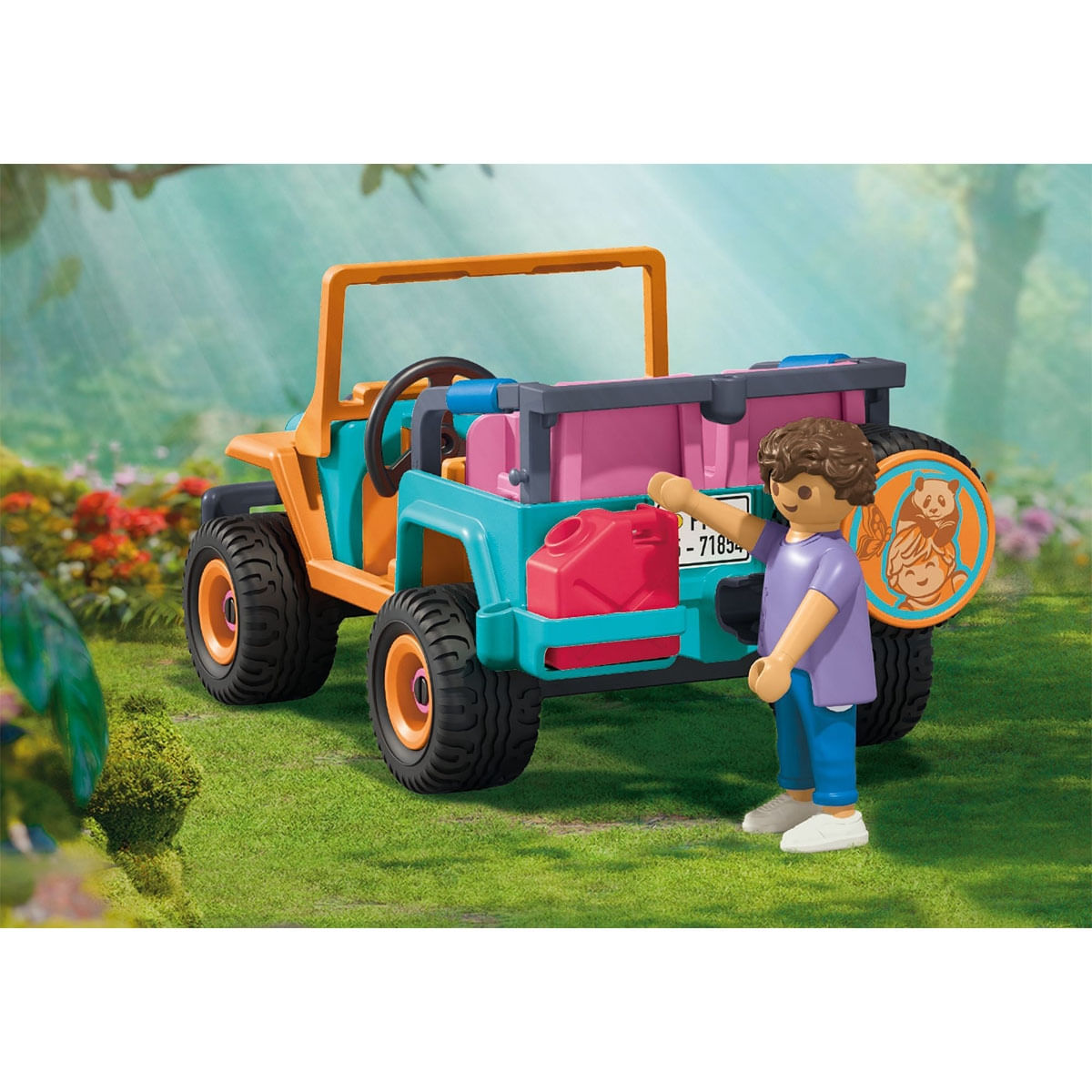 Foto 4 de Veículo Jipe com Animais - Playmobil Animals & Friends 71854