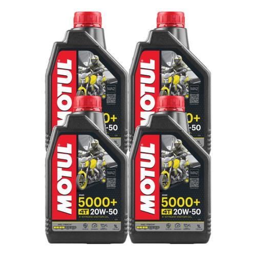 KIT MOTUL 5000+ 20W-50 4 LITROS