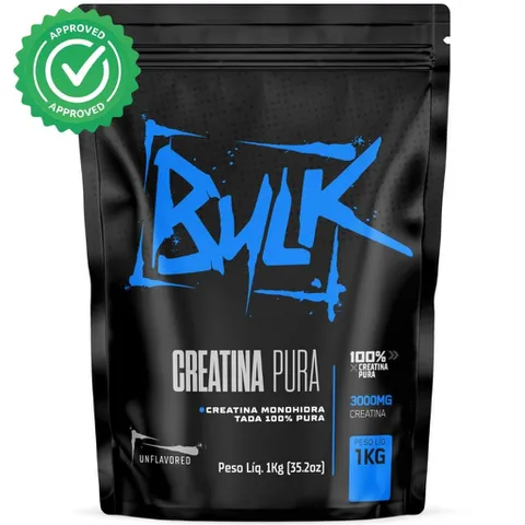 Creatina Monohidratada Pura Bulk Nutrition