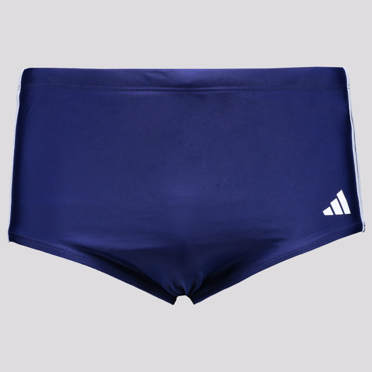 Sunga Adidas 3 Stripes Marinho e Branco