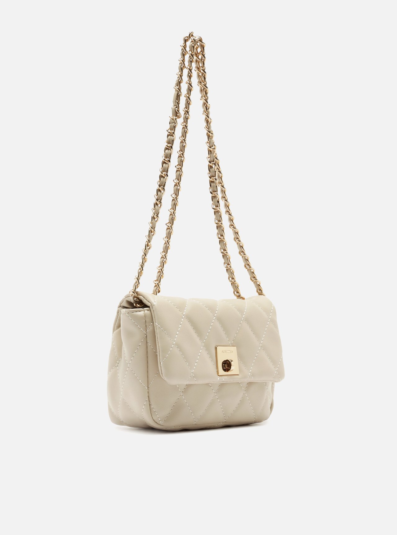 Foto 5 de Bolsa Tiracolo Branca Pequena Matelassê