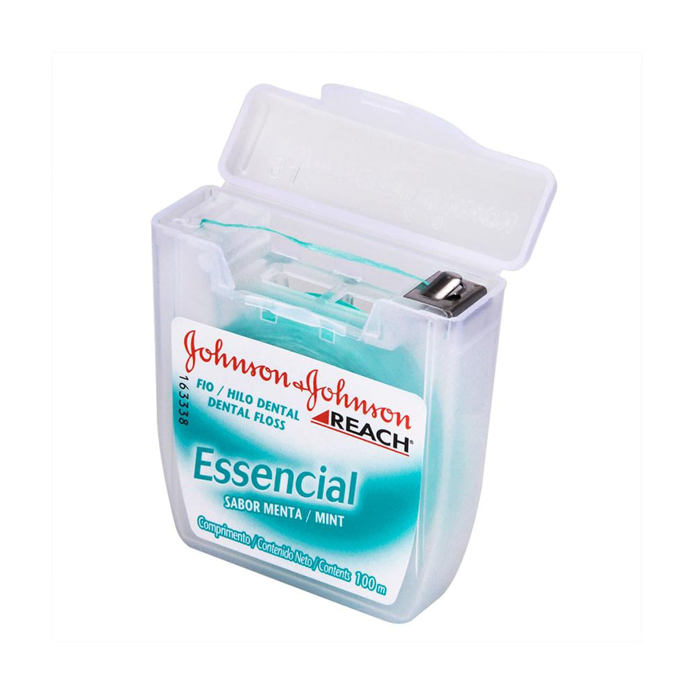Foto 3 de Fio Dental J&J Reach Essencial Menta 100m