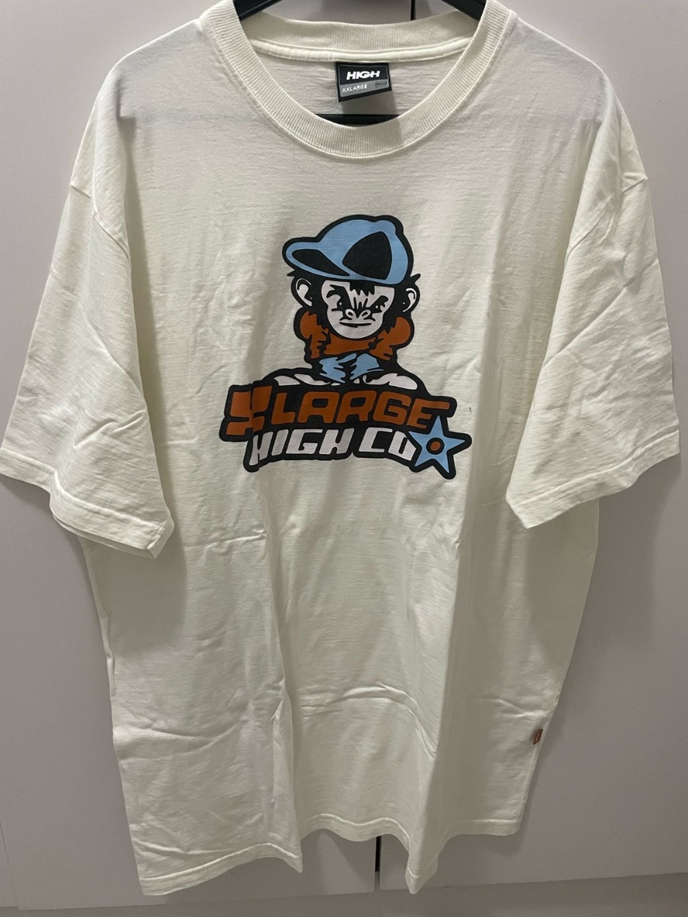 XLarge x High Company Camiseta Monkey White — XXG, Usado