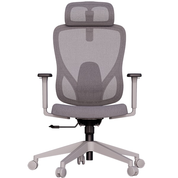 Cadeira de escritório ergonômica Elements Sarín, Giratória, Cinza, 72093 - CX 1 UN