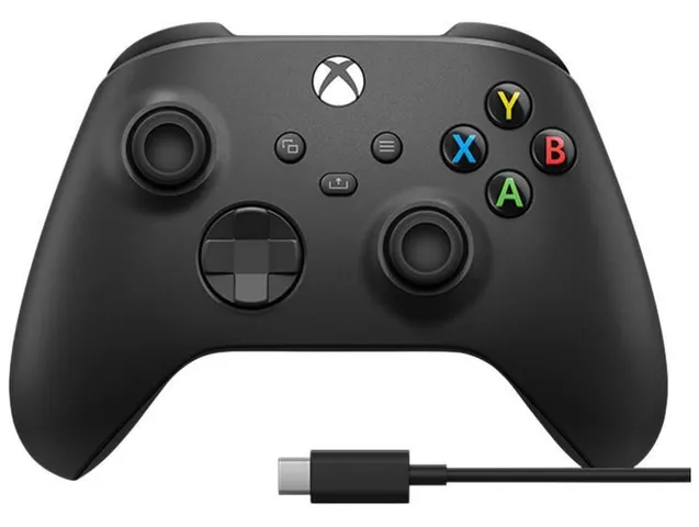 Controle Xbox e PC sem Fio Microsoft Carbon Black