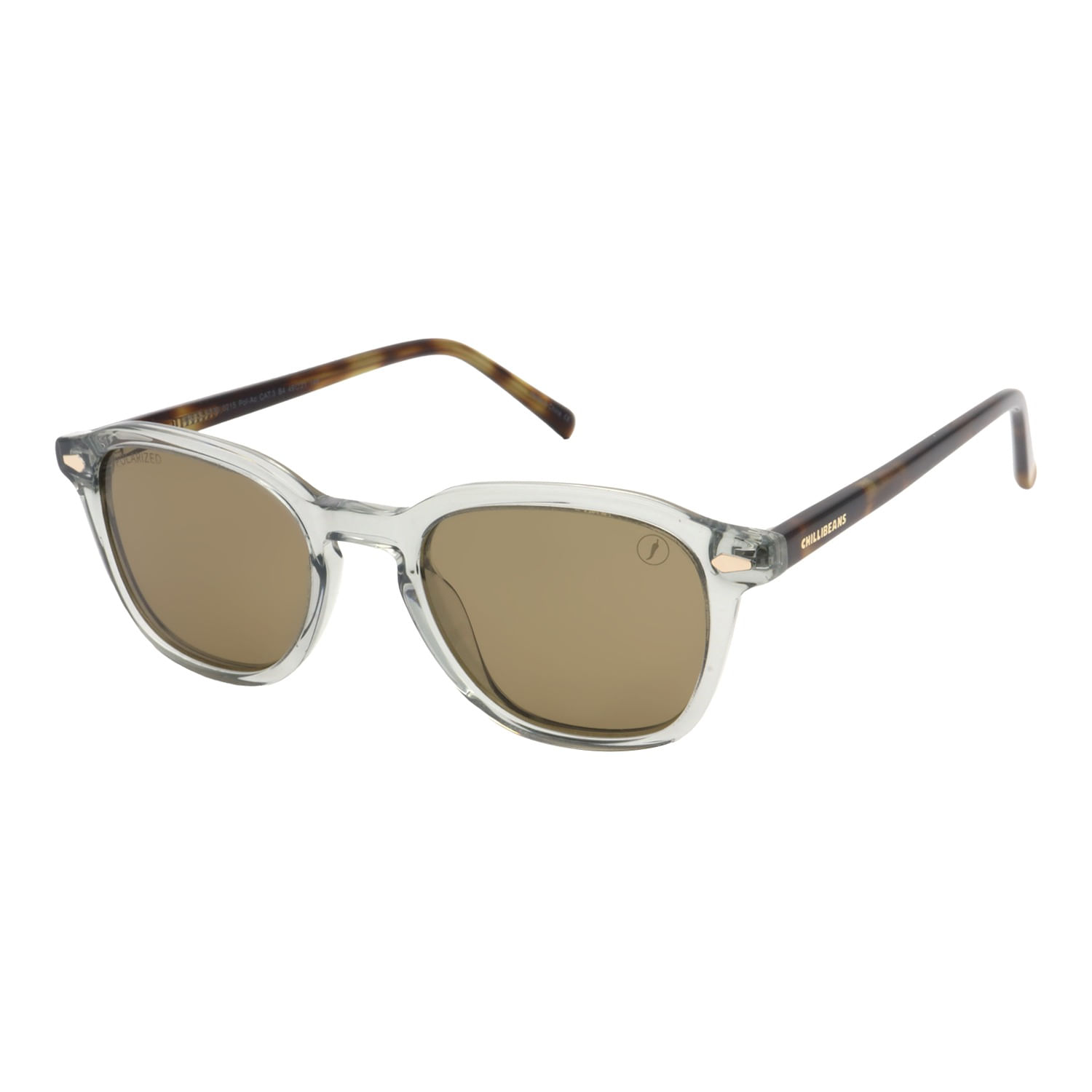 Óculos de Sol Feminino Chilli Beans Trend Redondo Polarizado Marrom OC.CL.5730.0215 M