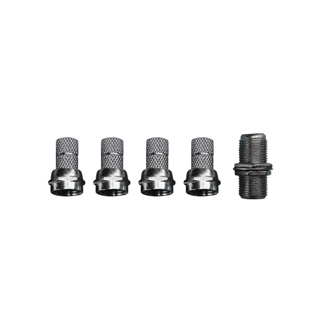 Conector com emenda para cabo coaxial (4 1) Kit-Flex