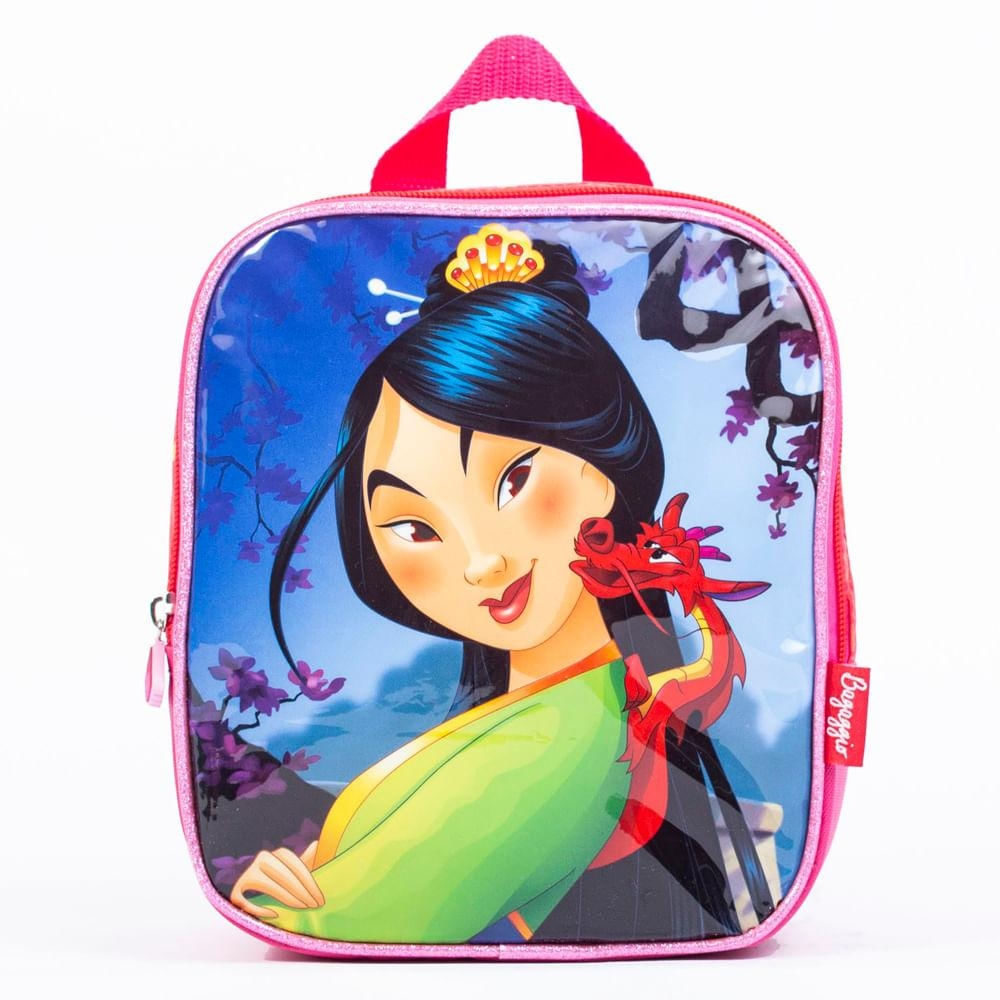 Lancheira Escolar Feminina Térmica Mulan Vermelha U / Vermelho