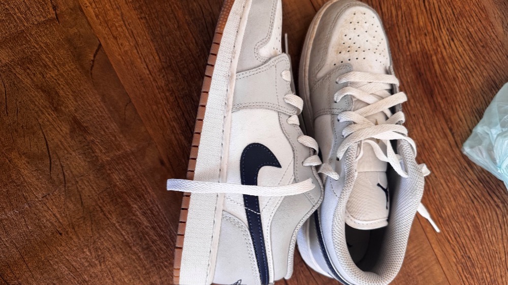 Air Jordan 1 Low White Pinksicle Infantil — 36, Usado