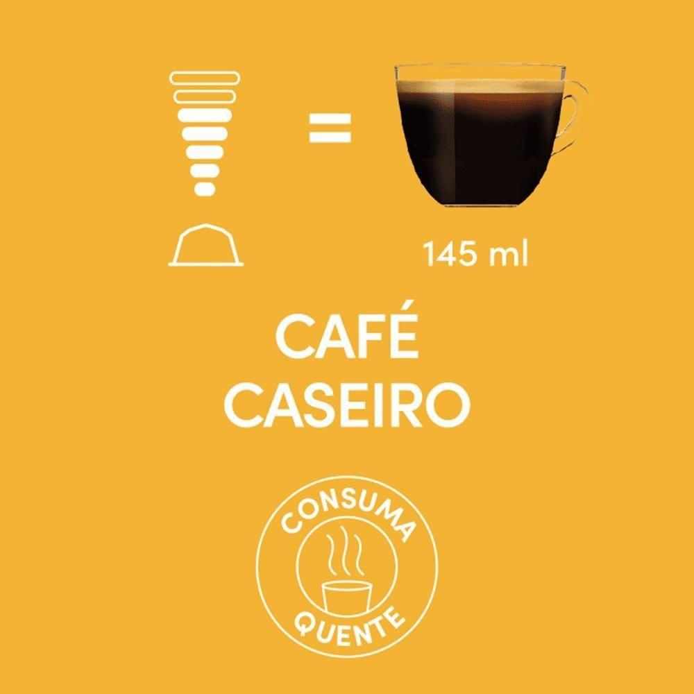 Foto 5 de Café em Cápsulas Nescafé Dolce Gusto Café Caseiro Caixa com 10 Unidades