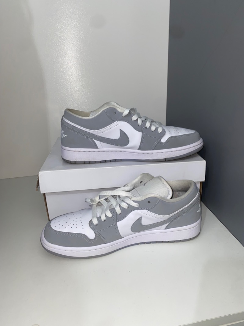 Foto 3 de Air Jordan 1 Low Wolf Grey — 41, Usado