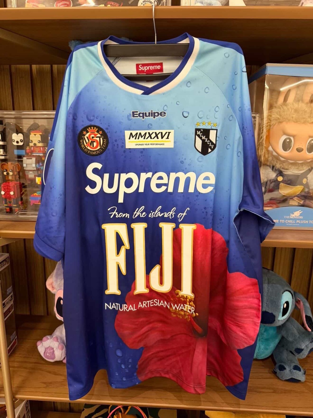 Fiji x Supreme Camiseta Soccer Jersey Multicolor SS26-W9 — XG, Novo