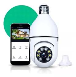 Camera Segurança Panoramica Lampada E27 Wifi Espia Com Rastreio de Movimento - IP CAMERA