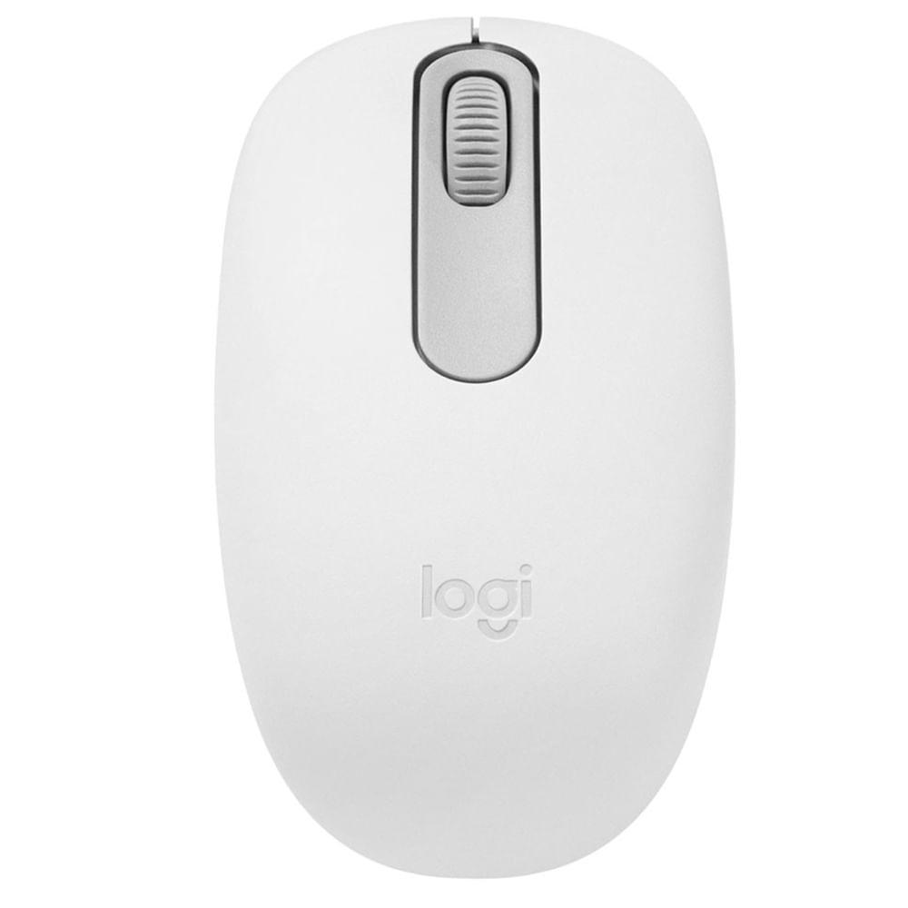 Mouse sem Fio Logitech M196, Ambidestro Compacto, Bluetooth, Compatível com PC e Mac, Branco - 910-007457