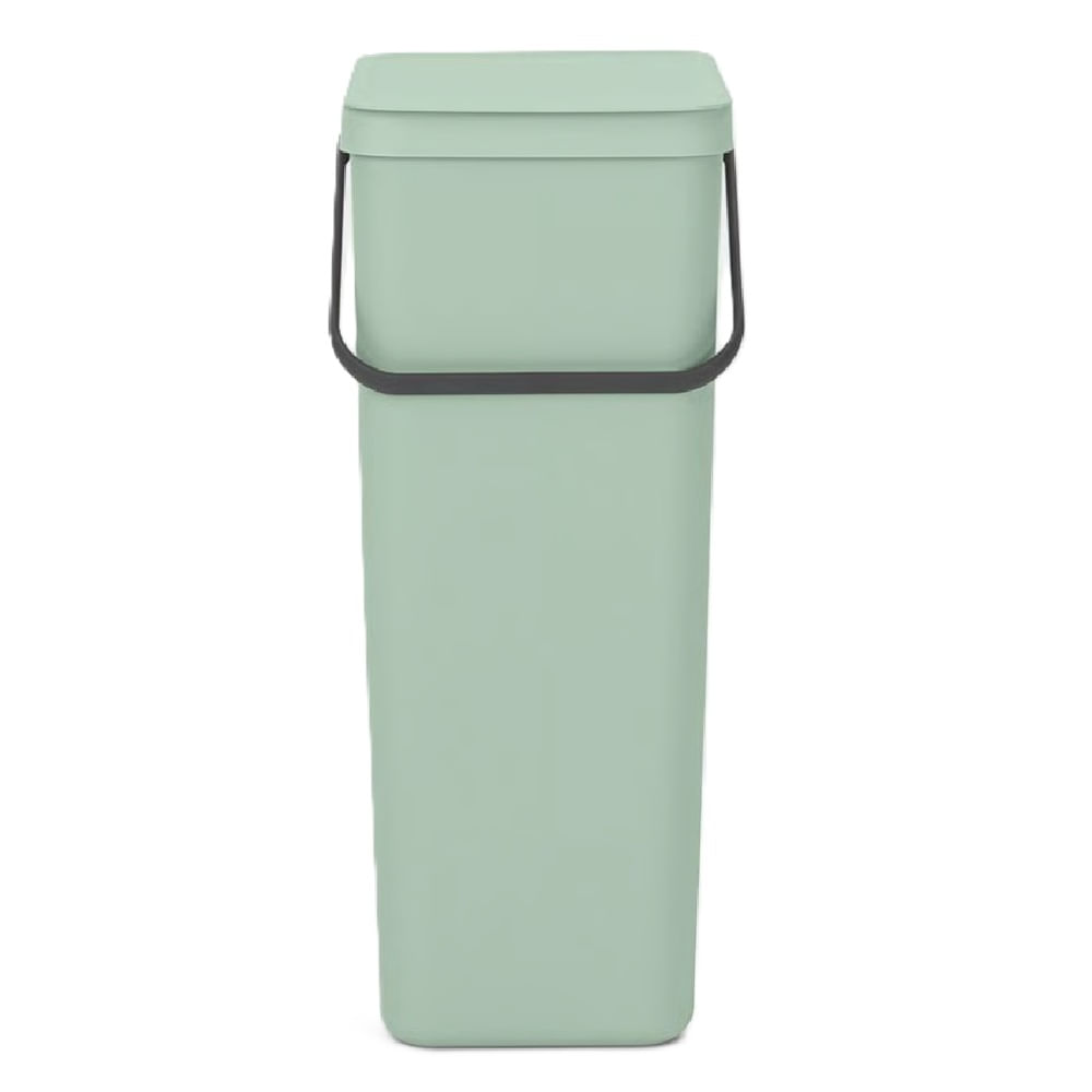 LIXEIRA RETÂNGULAR DE RECICLAGEM BRABANTIA SORT & GO 40L VERDE 212826