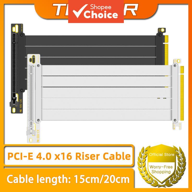 Cabo extensor PCI Express 4.0 x16 TEUCER, blindagem EMI, flexível, alta velocidade, para GPU