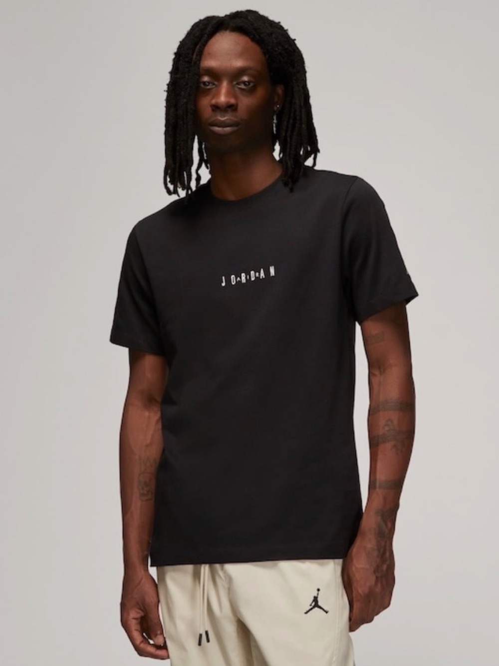 Camiseta Jordan Air Crew Black — P / M / G / XG, Novo