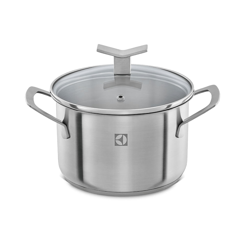 Foto 4 de Jogo de Panelas Electrolux Inox com 5 Peças Design com Fundo Triplo NA