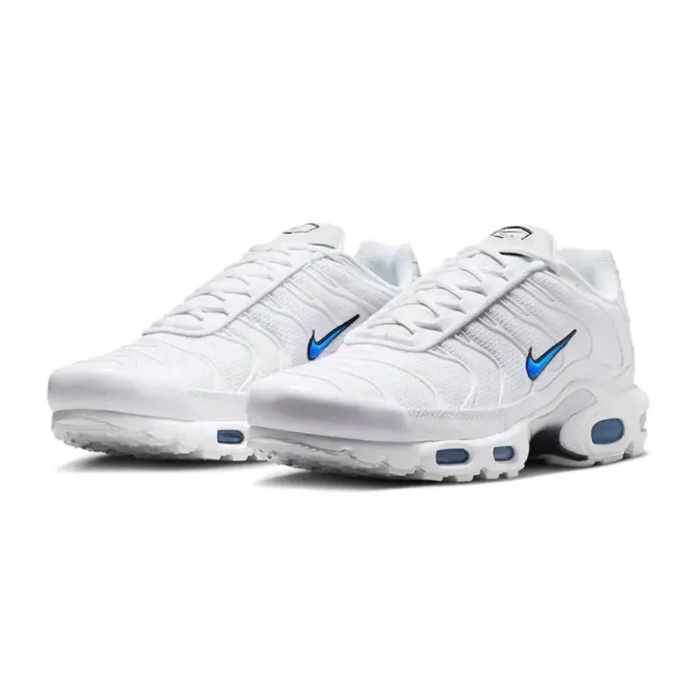 Nike Air Max Plus White Black Blue Crystal — 38 / 39 / 40 / 41 / 42 / 43, Novo