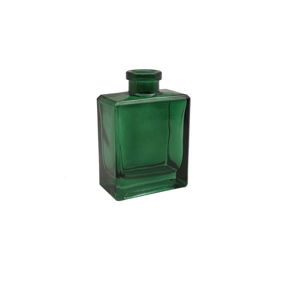VASO DECOR VIDRO VERDE 10.5X7.2X4.1CM - BTC