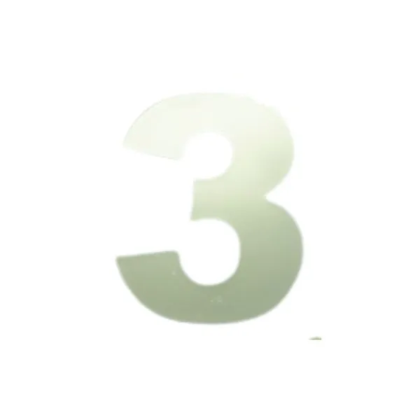 AN 15.3 - NUMERO DE ALUMINIO ESPELHADO - ANTICATTO