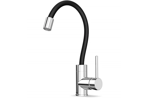 MONOCOMANDO P/ COZ DE MESA BICA FLEXÍVEL PRETA CELITE
