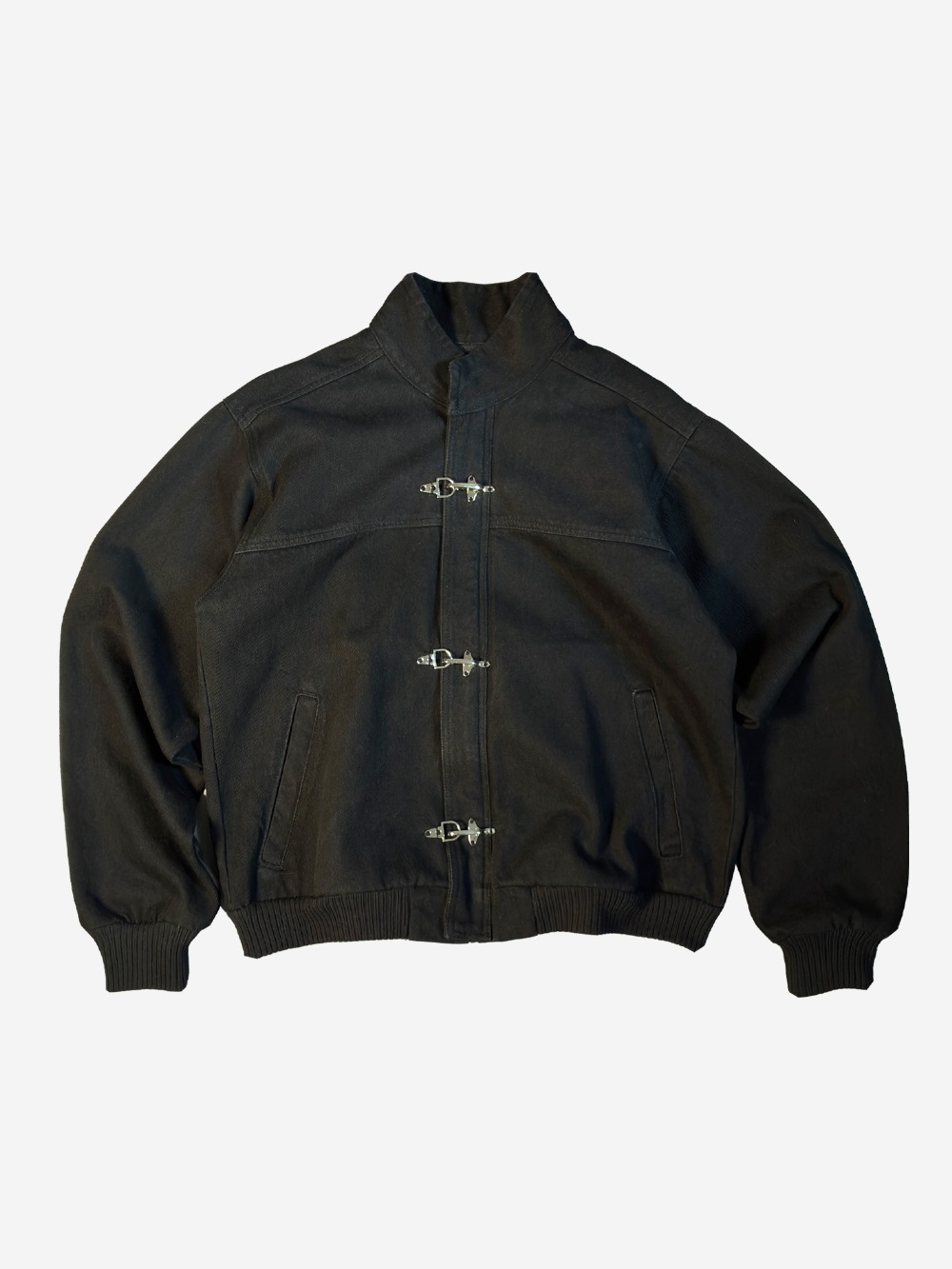 Jaqueta Fati Studios Locker Denim Black — XG, Novo
