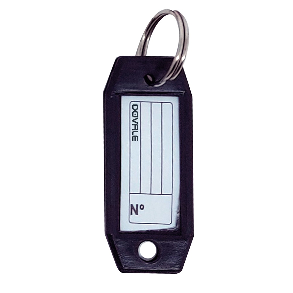 Etiqueta Dovale p/ Chaves Preto C/50 unid. - 77280