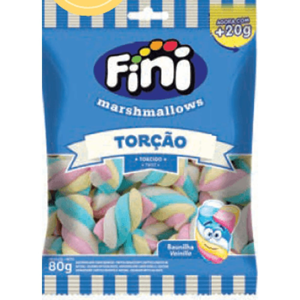 Marshmallow Torção 80g Fini