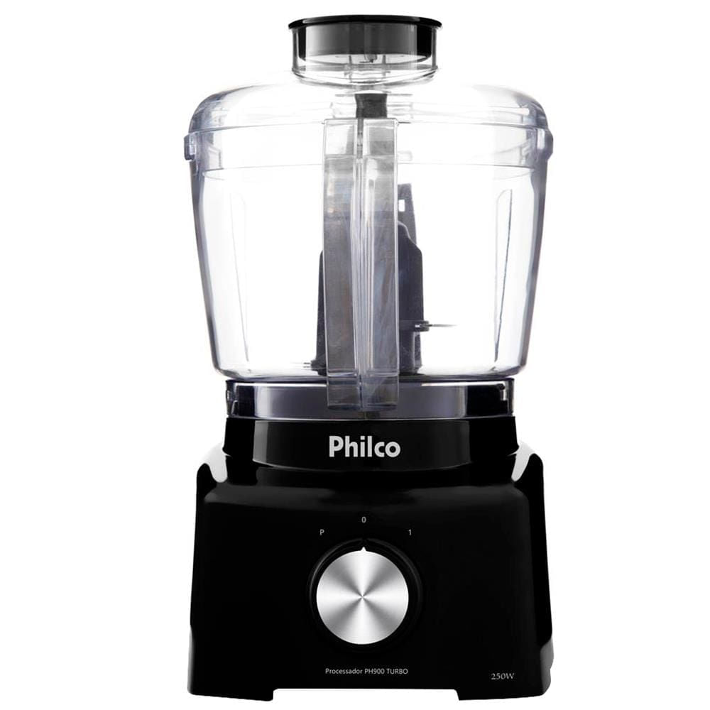 Mini Processador de Alimentos Philco PH900P Turbo 250W – Preto Preto / 220