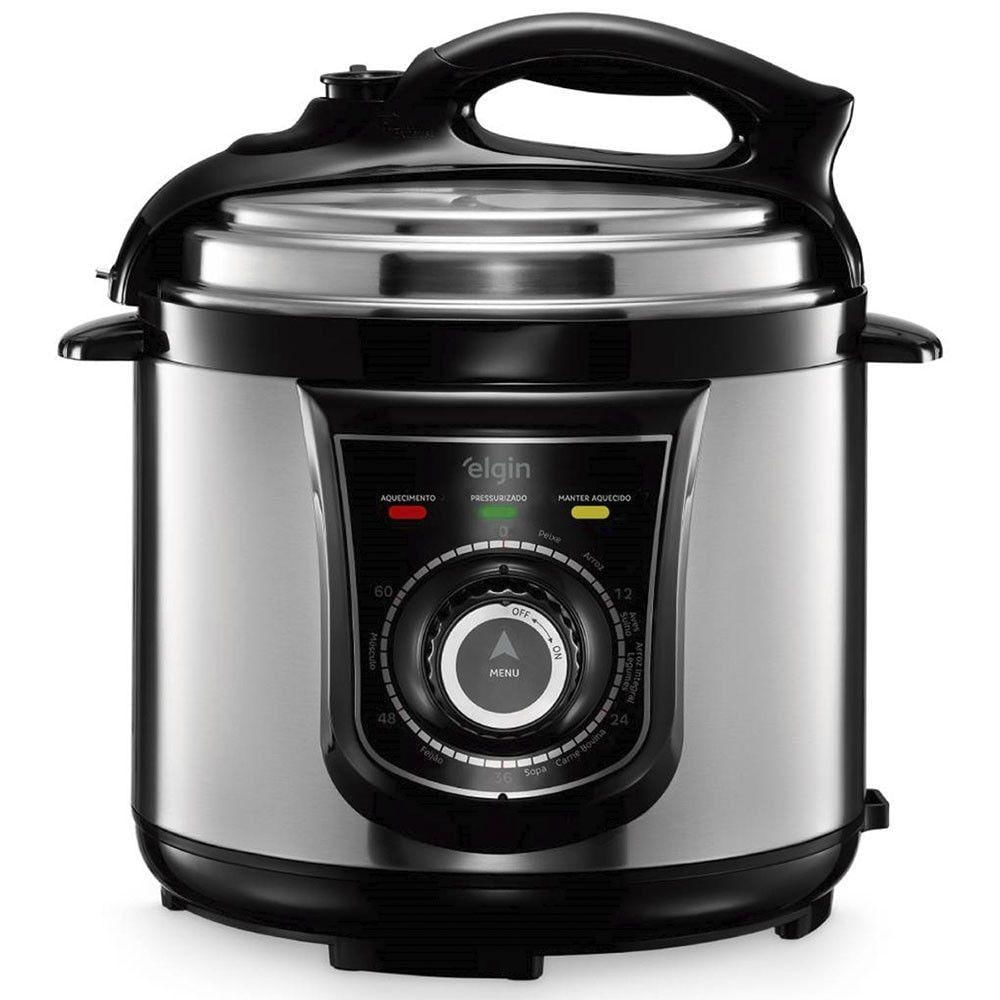 Panela De Pressão Elétrica Elgin 4l Inox - 110v