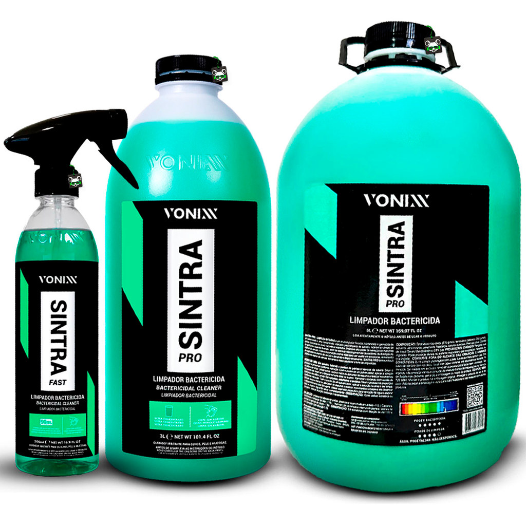 Limpador Bactericida Interior Painel Sintra Pro Vonixx