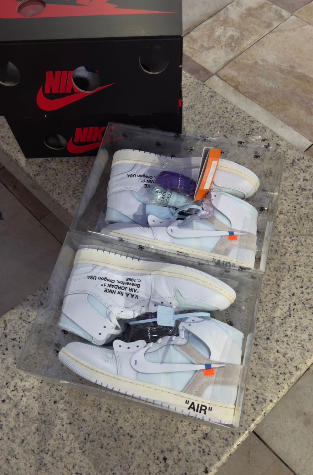 Virgil Abloh Archive x Air Jordan 1 High Retro Alaska (2026) — 43, Novo