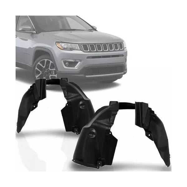 Foto 2 de Par Parabarro Dianteiro Jeep Compass 2017 A 2026