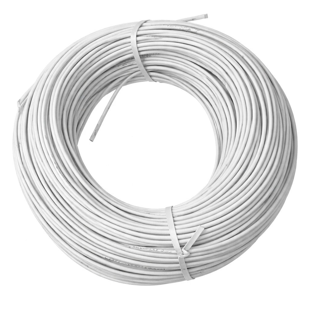 Cabo 14 AWG 200°C Silicone Branco Pan Electric - 10 metros