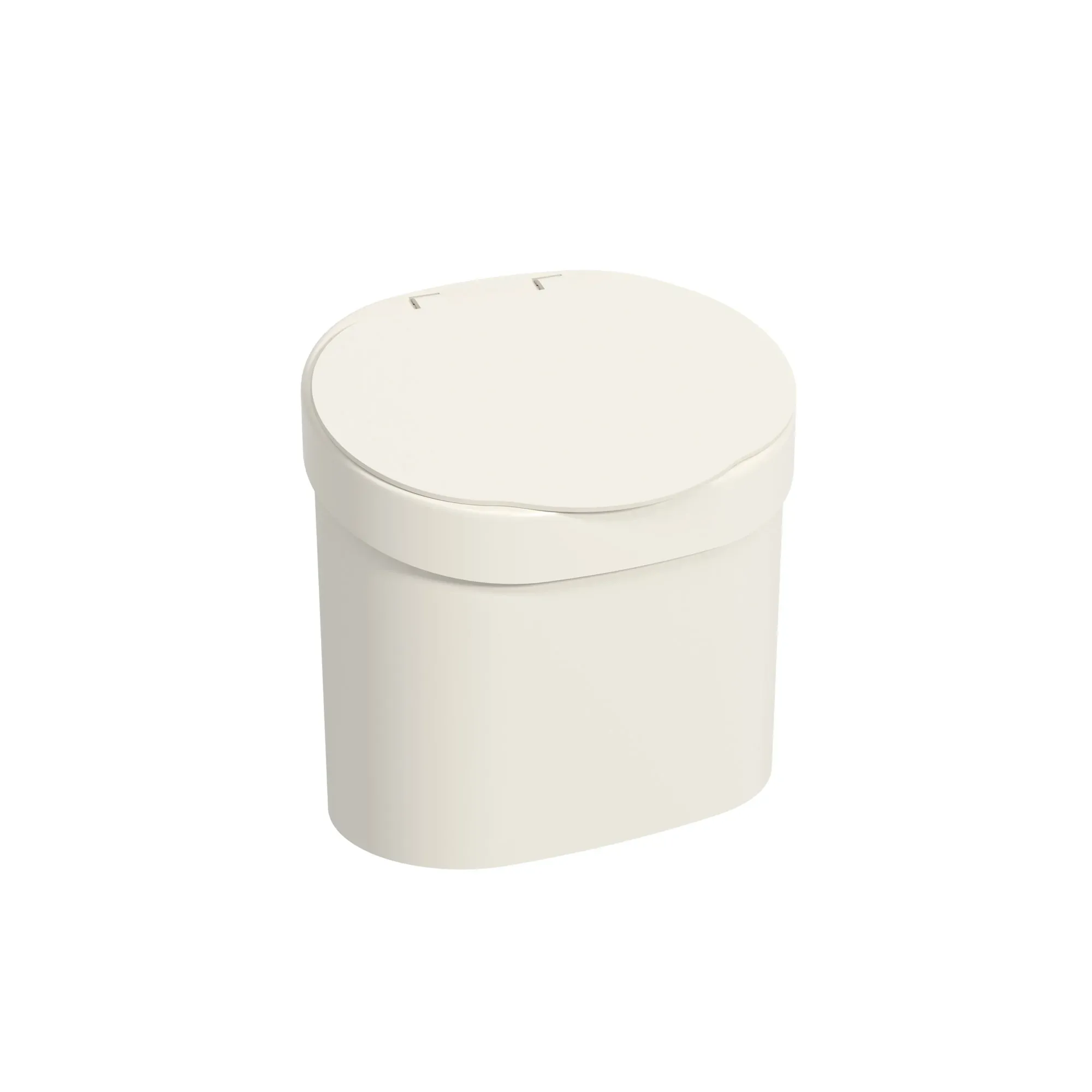 Lixeira com Tampa Coza Basic 4 Litros Light Gray