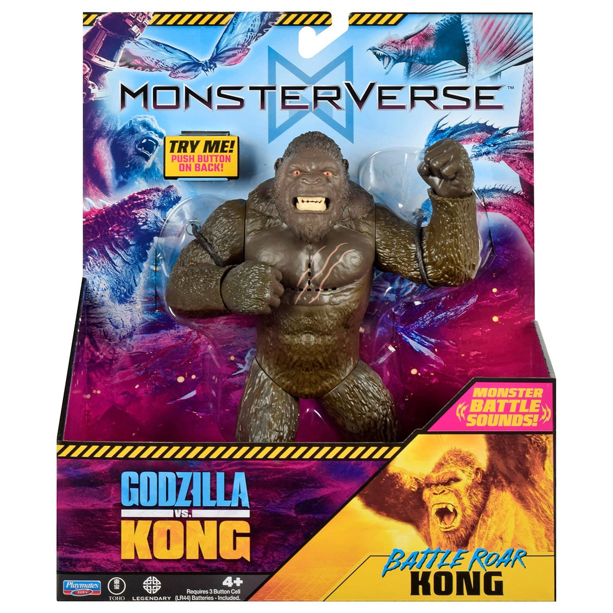 Boneco Kong De 17Cm Com Som - Godzilla Vs Kong