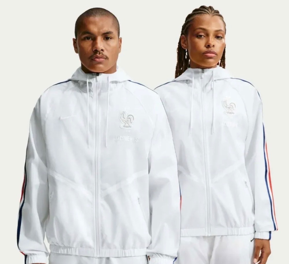 France x Jacquemus x Nike Jaqueta Dri-FIT Anthem White Game Royal — M, Novo