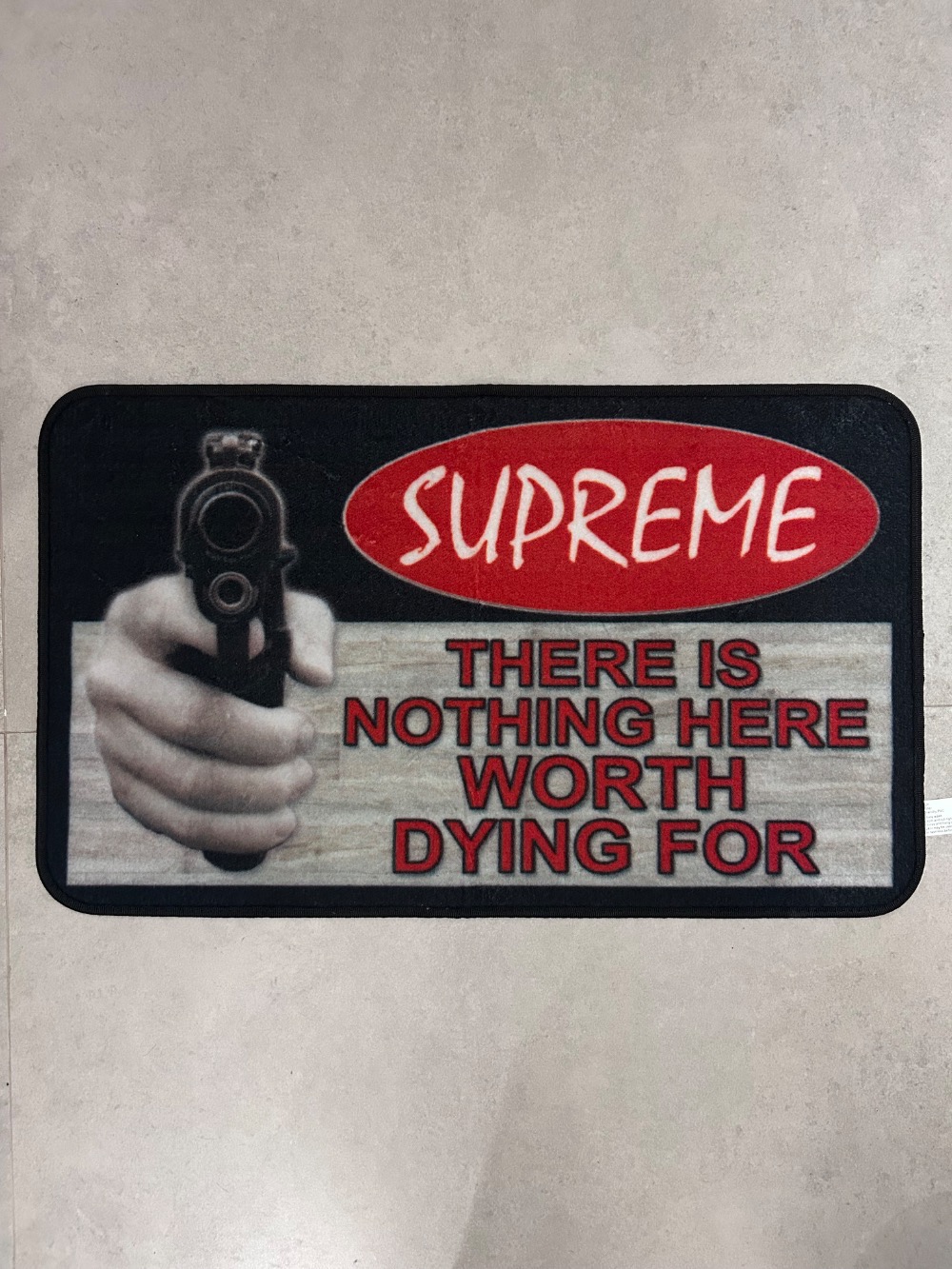 Tapete Supreme Welcome Mat Multicolor FW17 — Único, Usado