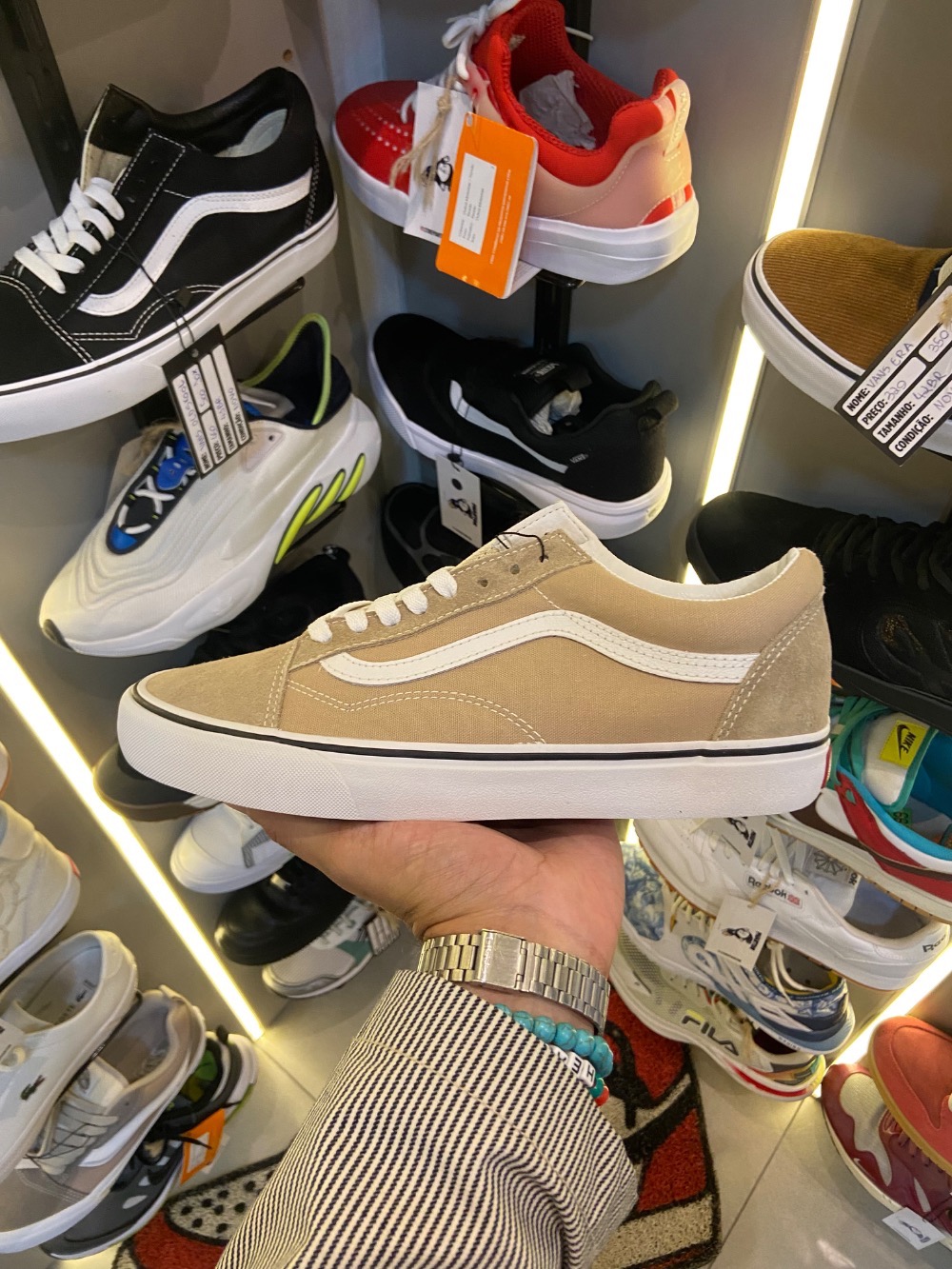 Vans Old Skool Color Theory Mushroom — 39, Novo